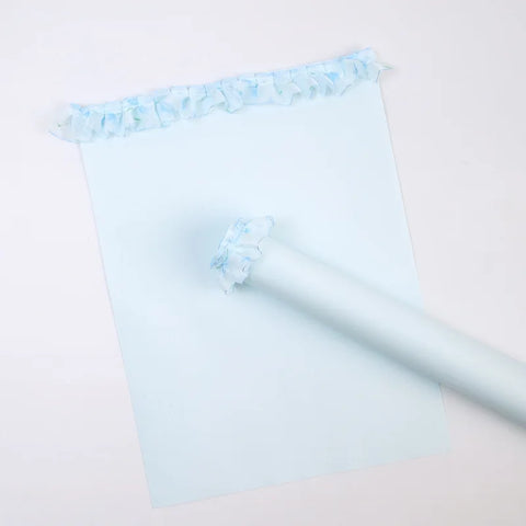High-End Lace Edge Bouquet Wrapping Paper Single-Sided Coated Packaging Material