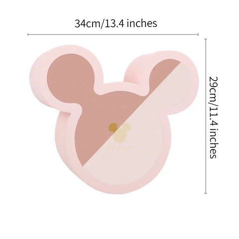 Mickey Shape Floral Cardboard Gift Packaging Rose Boxes for Presenting Flowers or Small Items Premium Paper Boxes
