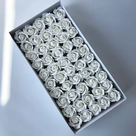 Three-Layer DIY Christmas Valentine's Day Soap Flower Bouquet Rose Simulation Artificial Flowers for Decorative Gift Packaging