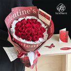 Valentine's Day Waterproof Flower Wrapping Paper Bouquet Packaging Material with Double Sided PE Coating