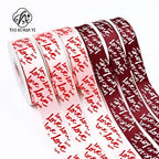Valentine's Day Christmas Wedding Heart Mesh Glitter Polyester Ribbon Biodegradable Floral Gift Bouquet Wrapping Paper
