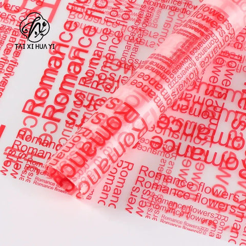 Virgin Pulp Super Soft Waterproof Flower Wrapping Paper PVC Coated Bouquet and Gift Wrapping Paper