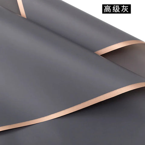 Taixi Brand Gold-edged PE Coated Double-Sided Recyclable Parchment Paper Gravure Compatible Valentine's Day Waterproof Flower