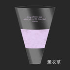 Wholesale Single Rose Packing Supplies Semi-transparent Flower Bouquet Bags PE Coating on Single Side for Florists