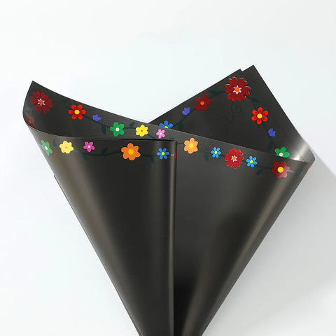 Waterproof Thick Pearl Film Wrapping Paper for Bouquets Small Fresh Flowers PVC Coated Flower Shop
