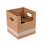 Unique Square Folded Flower Gift Box Bonsai Pot Holder for Flower Shop Paper Wrap Material