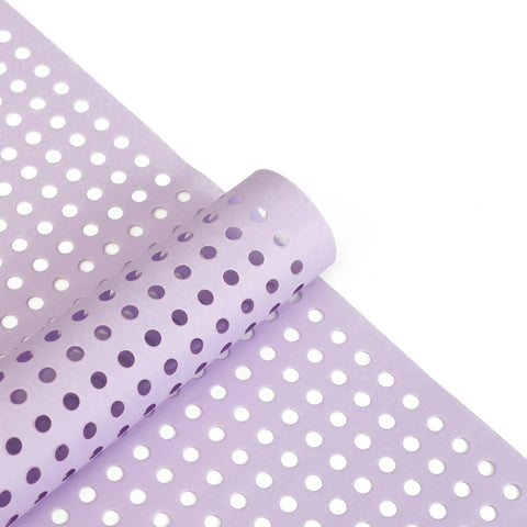 Single-Sided Coated Embossed Hollow Hole Paper Flower Waterproof Decorative Packaging Paper
