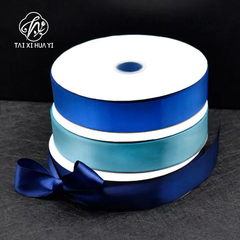 Polyester Satin Single Face Ribbon 100 Yards 4cm 1 1/2inches Eco-Friendly Durable Christmas Gift Wrap Florist Cake Packaging