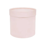 Very Popular Modern Luxury Hug Bucket Small Pure White Pink Recyclable Handmade Vanishing Cardboard Cylinder Flower Box for