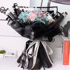 Pure Paper Waterproof Glass Paper Bouquet Single-sided Coated Flower Wrapping Gift Packaging Material