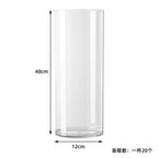 High-Grade Transparent Acrylic Cylindrical Vase Art Deco Design Tabletop for Wedding Flower Arrangements Anti-Fall Plastic
