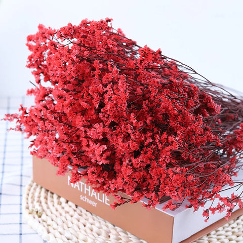 Preserved Crystal Grass Baby's Breath Dried Flowers for Home Arrangement & Wedding DIY Bouquet Baby Breath Flower Artificial