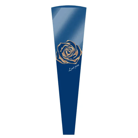 Elegant Rose Bouquet Bag for Mother's Day Valentine's Day Fresh Flower Packaging PE Coating