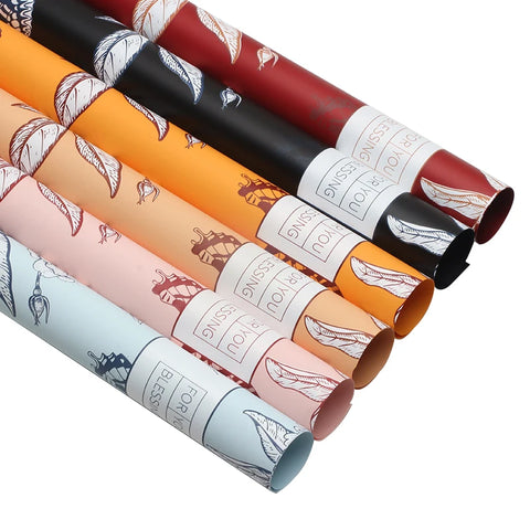 Bouquet Packaging Art Paper Waterproof Personality Elegant Flower Wrapping Paper Fresh and Stylish