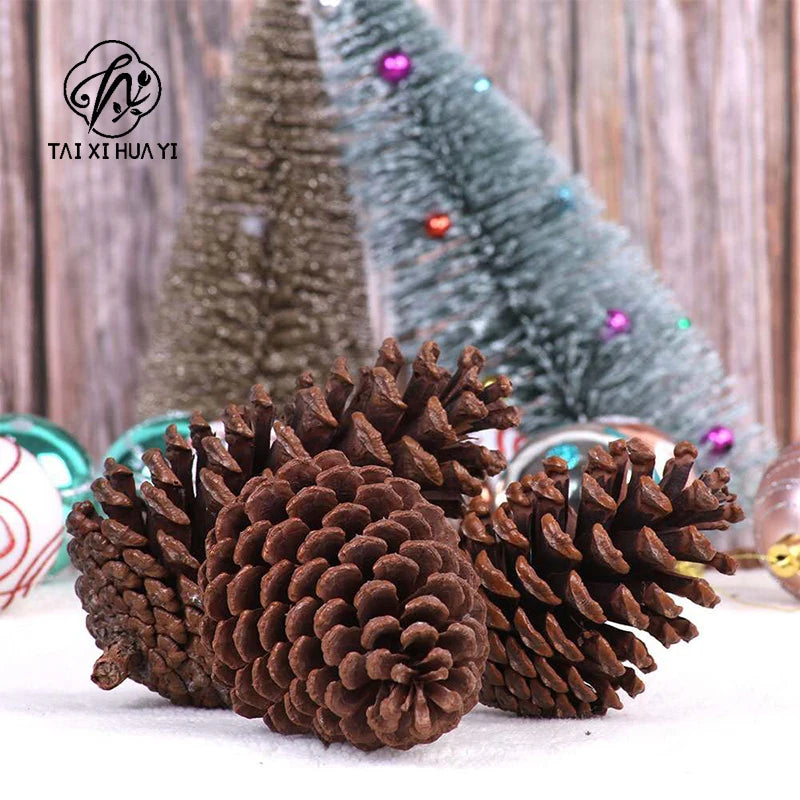 Pine Cone Dried Flower Christmas Decoration Handmade DIY Material Package Wreath Accessories Natural