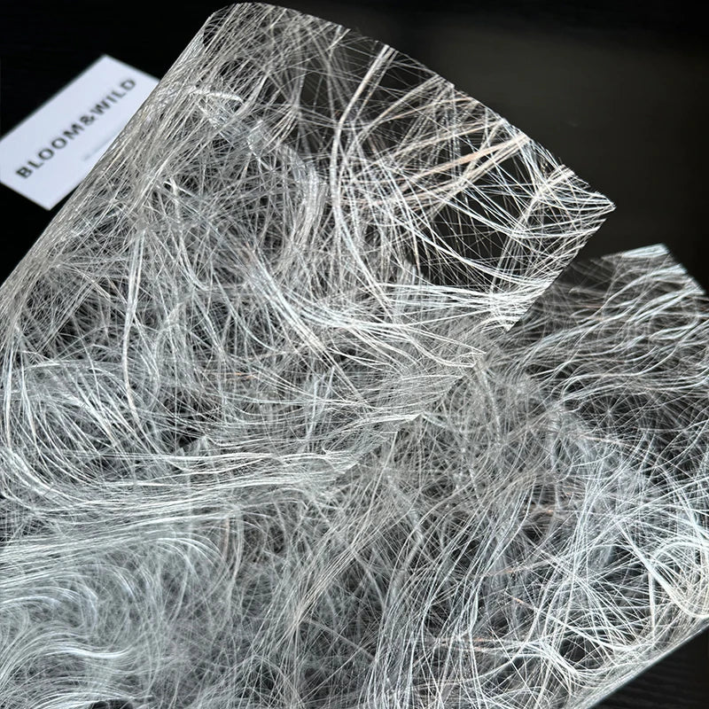 Wholesale Single Side PE Coating Raffia Grass Inner Lining Material for Fresh Flower Bouquet Packaging