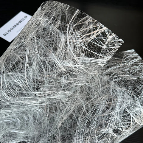Wholesale Single Side PE Coating Raffia Grass Inner Lining Material for Fresh Flower Bouquet Packaging