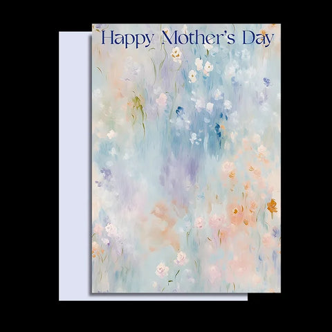 Oil Painting Coated Paper Single-sided Flower Design for Mother's Day Packaging Flower Paper Maker