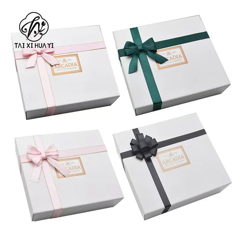 Customized Eco-Friendly Christmas Luxury Gift Wrapping Pull Bow Wine Bottle Neck Decorative Pre-Tied Satin Red Ribbon