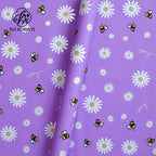 Single-Sided PE Coating Bee and Sunflower Pastel Ins Style Floral Wrap Paper Waterproof Craft Paper for Shop Supplies
