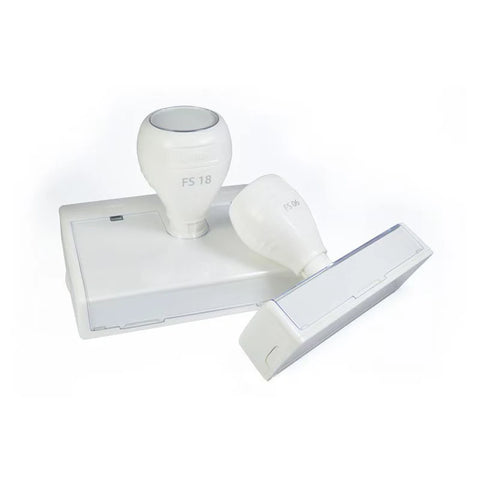 Office Flash Rubber Stamps Case with Plastic Blank Ink Stamp Mount Shell and Handle for Household Grocery and Gift Industries