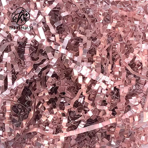 Elegant Luxury Crepe Paper Crinkle Cut Shredded Material for Gift Baskets and Box Packaging Premium Decorative Filler