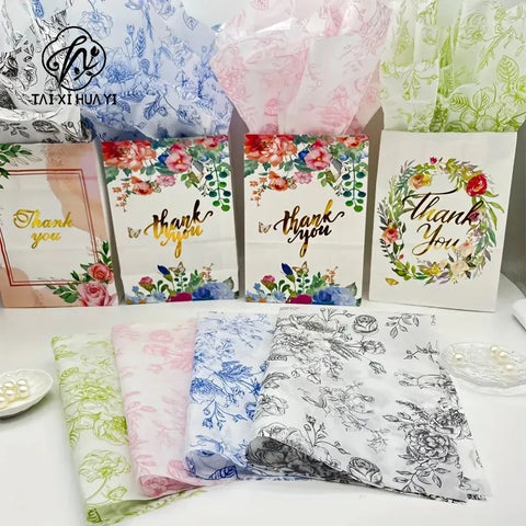 Christmas Premium Quality Recyclable Art Paper Waterproof Wrapping Paper 50*70cm Soft Thin Home Store Use Perfect Christmas Gift