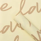 Valentine's Day Big Love Flower Wrapping Paper Bouquet Waterproof DIY Material Rose Packaging for Flower Shop Wholesale