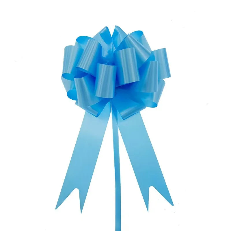 120cm Mixed Color PP Material Pull Bows with Ribbon for Wedding Birthday Anniversary Party Favors Gifts No Logo