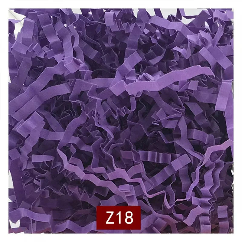 Elegant Luxury Crepe Paper Crinkle Cut Shredded Material for Gift Baskets and Box Packaging Premium Decorative Filler