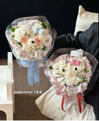 Coated Flower Wrapping Paper DIY with Lining Paper Water-proof & Eco-friendly BOPP Material Paper