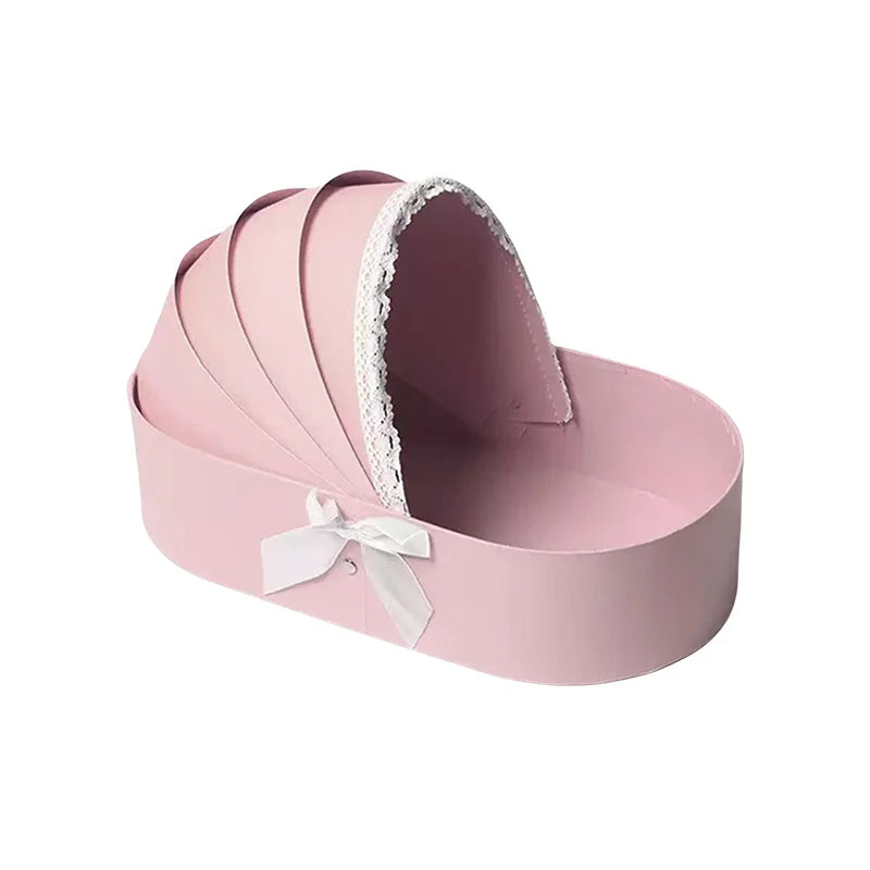 Cradle Gift Box Creativity Flower Packaging Gift Box Paper Material Gift Box รูปสินค้าหลัก