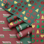Recyclable Floral Specialty Christmas Tissue Paper Gift Wrapping Paper DIY Bouquet Wrap for Christmas Eve Gifts