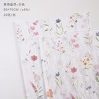 Wholesale Coated Flower Wrapping Paper Colorful Floral Pattern Waterproof Bouquet Packing Paper for Florists