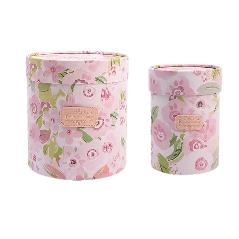 Portable Spring Broken Flowers Bucket Sweet Flower Blossoms Bouquet Arrangement Box Durable Paper