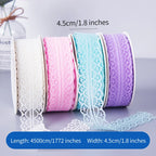 Luxury Ribbon Lace Hollow Lace 25 Sizes Baked Cake Packaging for Valentine's Day Christmas and Wedding Featuring Flowers