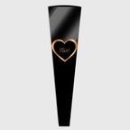 Transparent OPP Heart Pattern Soft Translucent Stretch Film Bouquet Bag Moisture-Proof Floral Shop Single Rose Packaging Plastic