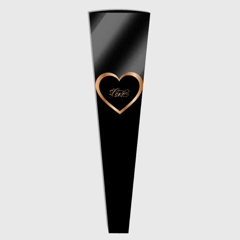 Transparent OPP Heart Pattern Soft Translucent Stretch Film Bouquet Bag Moisture-Proof Floral Shop Single Rose Packaging Plastic
