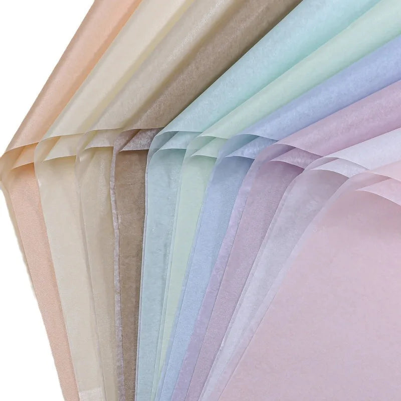 38g Thickened Eco-friendly Recyclable Flower Wrapping Paper Single Side Waterproof Offset Printing