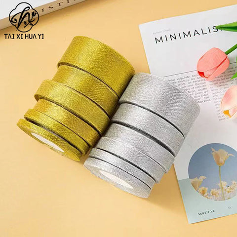 Satin Edge Organza Chiffon Ribbon Organza for Christmas Cake Handcrafted Gift Box Bow Decoration