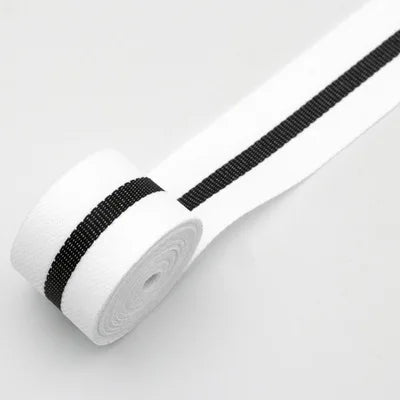 Two-color Woven Ribbon DIY Gift Packaging Ribbon with Fresh Flower for Birthday Halloween Wedding Christmas