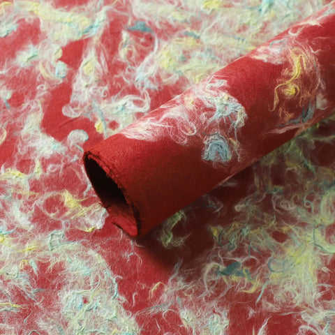 Dunhuang Art Hand-Torn Wood Pulp Wrapping Paper Coated Floral Gifts with Ancient Methods Flower Wrapping Paper