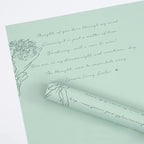 Vintage Waterproof Bouquet Flower Wrapping Paper PE Made From Premium Plastic Paper Material for Gift Wrapping