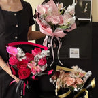 Cynthia Eurasian Paper Waterproof Flower Material Gold Color Edge Border Packaging Paper Bouquet with Coating