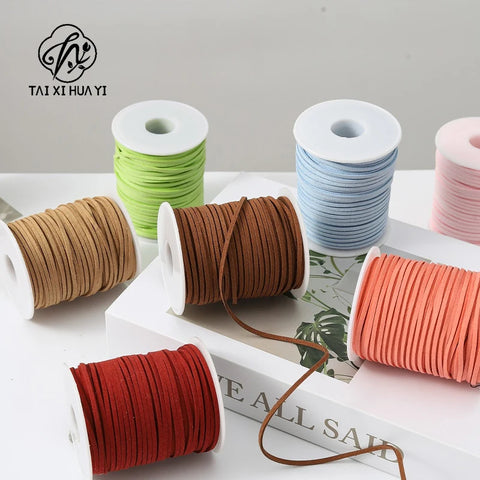Wholesale 45-Yard Velvet 3mm Flat PVC Strap Floral Suede Binding for DIY Crafts Christmas Birthday Halloween