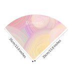 Unique Ice Cream Cone Shape Flower Wrapping Paper Thick Cardboard Gift Paper for Bouquet Packaging Gravure Printing Compatible