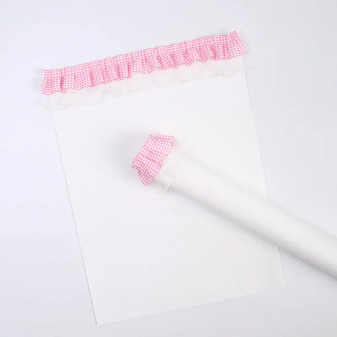 High-End Lace Edge Bouquet Wrapping Paper Single-Sided Coated Packaging Material