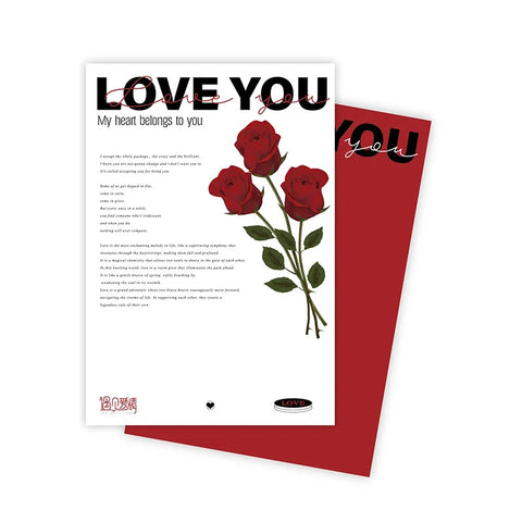 Rose Diary Coated Kraft Paper Bouquet Internet Celebrity Paper Flower Packaging Gift Paper
