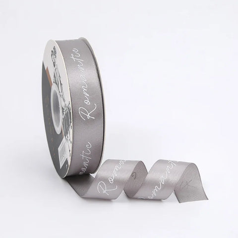 Luxury 2.5CM English Ribbon Romantic Flower Bouquet for Valentine's Day Christmas or Wedding Gift Ribbons