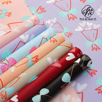 Valentine's Day Children's Day Gift Flower Packaging Paper Single-Sided Coated Waterproof Bow Design